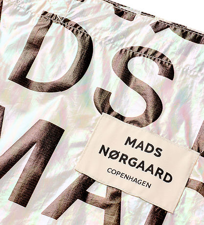 Mads Nørgaard Shopper - Sacky Metallic Atoma - Mother Of Pearl