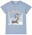 Mads Nørgaard T-shirt - Tuvina - Faded Denim Mads Nørgaard T-shirt - Tuvina - Faded Denim