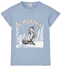 Mads Nørgaard T-shirt - Tuvina - Faded Denim