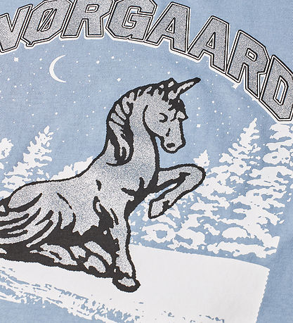 Mads Nørgaard T-shirt - Tuvina - Faded Denim