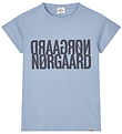 Mads Nørgaard T-shirt - Tuvina Logo - Faded Denim