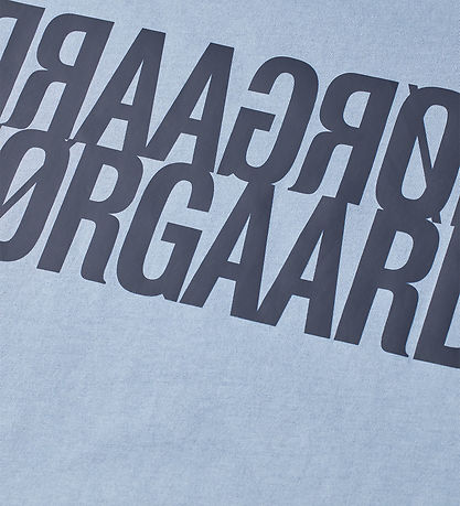Mads Nørgaard T-shirt - Tuvina Logo - Faded Denim