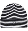 Mads Nørgaard Hue - Strik - Isak Ambas Stripe - Sort/Hvid