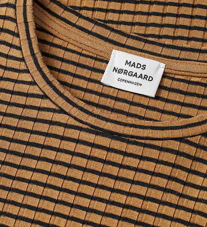 Mads Nørgaard Bluse - Rib - Talika - Ermine/Black