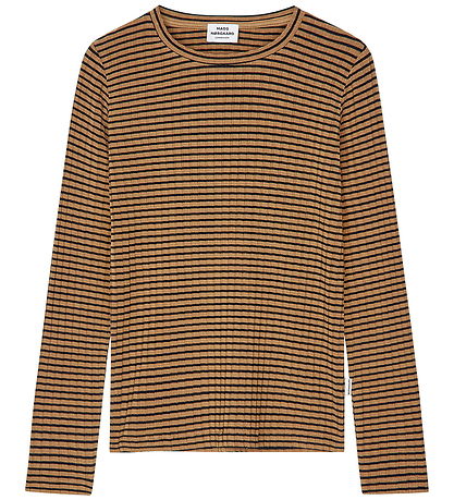 Mads Nørgaard Bluse - Rib - Talika - Ermine/Black