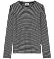 Mads Nørgaard Bluse - Rib - Talika - Black/Vanilla Ice Mads Nørgaard Bluse - Rib - Talika - Black/Vanilla Ice
