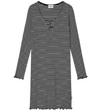 Mads Nørgaard Bluse - Rib - Tikina - Black/Vanilla Ice