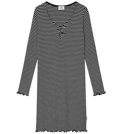 Mads Nørgaard Bluse - Rib - Tikina - Black/Vanilla Ice Mads Nørgaard Bluse - Rib - Tikina - Black/Vanilla Ice