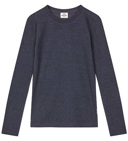 Mads Nørgaard Bluse - Rib - Talino - Parisian Night m. Glimmer