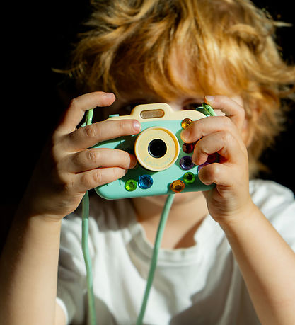 Lalarma Kamera - Star - Yellow/Mint Lalarma Kamera - Star - Yellow/Mint