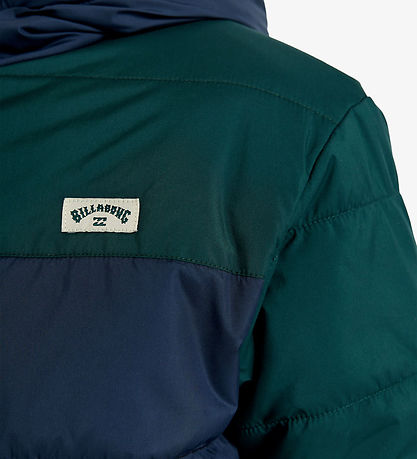 Billabong Puffer Jacket - Journey - Navy/Green Billabong Puffer Jacket - Journey - Navy/Green