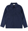 Name It Skjorte - NkmVilfred - Navy Blazer/Dot Kentucky Blue