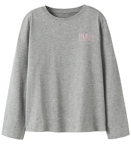 Name It Bluse - NkfRaris - Grey Melange Name It Bluse - NkfRaris - Grey Melange