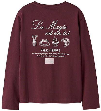 Name It Bluse - NkfRaris - Burgundy