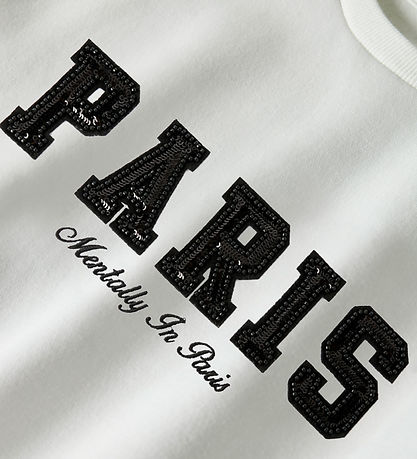 Name It Sweatshirt - NkfRetta - Bright White