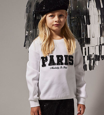 Name It Sweatshirt - NkfRetta - Bright White Name It Sweatshirt - NkfRetta - Bright White