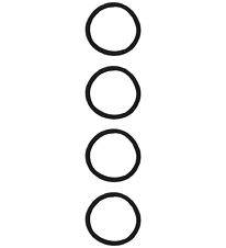 Name It Hårelastikker - NkfRiga - 4-pak - Black/m. Glitter