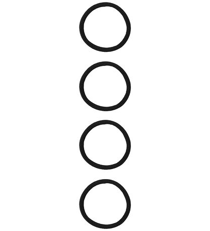 Name It Hårelastikker - NkfRiga - 4-pak - Black/m. Glitter Name It Hårelastikker - NkfRiga - 4-pak - Black/m. Glitter