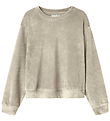 Name It Bluse - NkfVeloa - Velvet - Cement