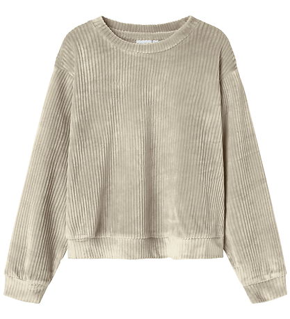 Name It Bluse - NkfVeloa - Velvet - Cement