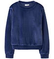 Name It Bluse - NkfVeloa - Velvet - Beacon Blue Name It Bluse - NkfVeloa - Velvet - Beacon Blue