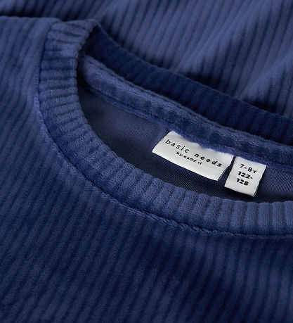 Name It Bluse - NkfVeloa - Velvet - Beacon Blue Name It Bluse - NkfVeloa - Velvet - Beacon Blue