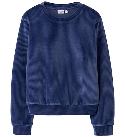 Name It Bluse - NkfVeloa - Velvet - Beacon Blue Name It Bluse - NkfVeloa - Velvet - Beacon Blue