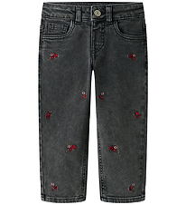 Name It Jeans - Noos - Mom - NmfBella - Medium Grey Denim/Flower