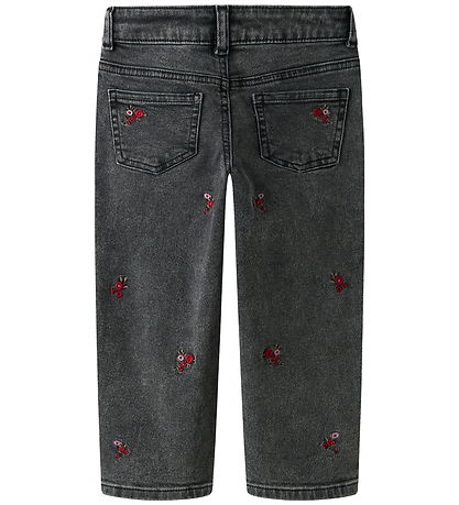 Name It Jeans - Noos - Mom - NmfBella - Medium Grey Denim/Flower