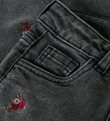 Name It Jeans - Noos - Mom - NmfBella - Medium Grey Denim/Flower