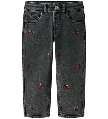Name It Jeans - Noos - Mom - NmfBella - Medium Grey Denim/Flower