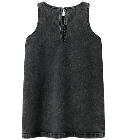 Name It Denimkjole - NmfBrynn - Medium Grey Denim/Flower