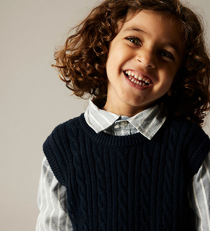 Name It Vest - Strik - NmmRoman - Navy Blazer Name It Vest - Strik - NmmRoman - Navy Blazer