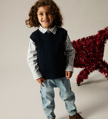Name It Vest - Strik - NmmRoman - Navy Blazer Name It Vest - Strik - NmmRoman - Navy Blazer