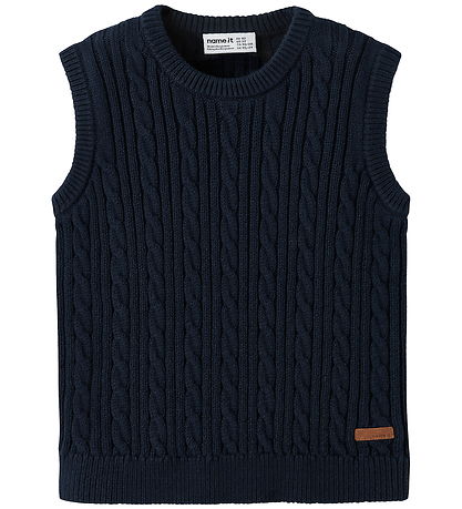 Name It Vest - Strik - NmmRoman - Navy Blazer Name It Vest - Strik - NmmRoman - Navy Blazer