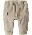 Name It Bukser - Velour - NmmRonny - Island Fossil