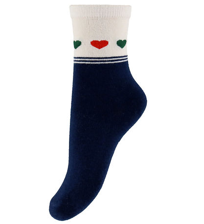 Konges Sløjd Strømper - 2-pak - Heart Mix