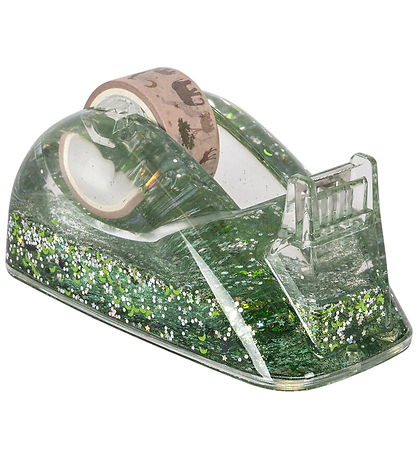 Konges Sløjd  Tape Dispenser - Sparkle Splash - Green