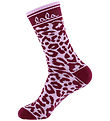 Lala Berlin Strømper - Sanira - Burgundy Leo