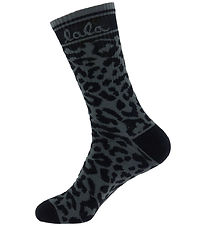 Lala berlin Strømper - Sanira - Asphalt Leo