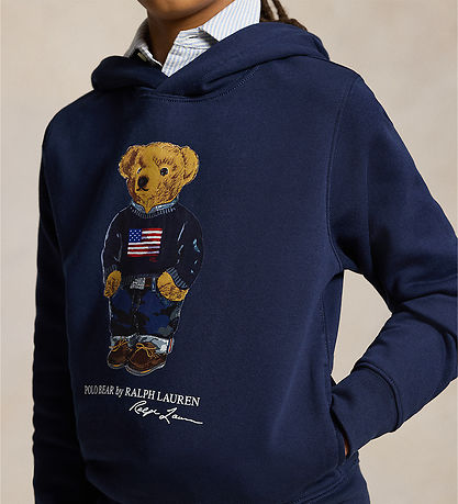 Polo Ralph Lauren Hættetrøje - Core Bear - Cruise Navy