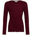 Rosemunde Bluse - RkBalta - Lace - Tawny Port