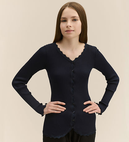 Rosemunde Cardigan - RkBalta - Modal Lace - Magnet