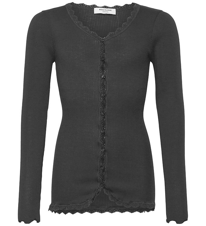 Rosemunde Cardigan - RkBalta - Modal Lace - Magnet