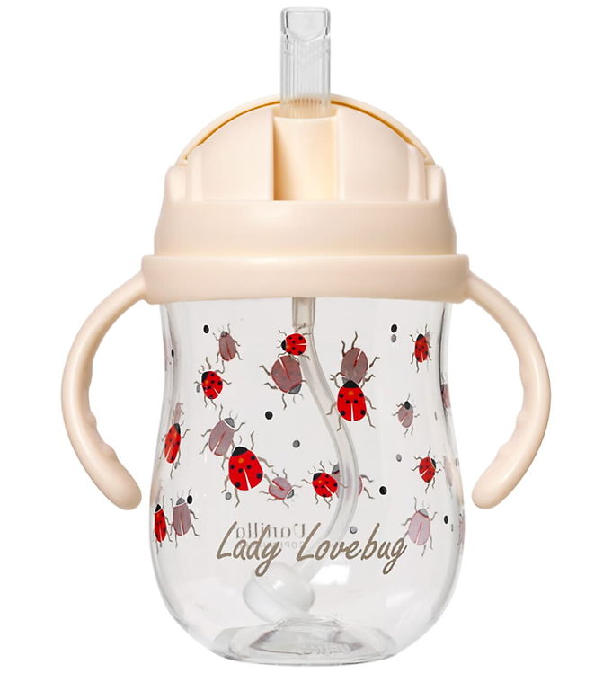 Vanilla Copenhagen Kop m. Sugerør - Tritan - 300 ml - Tra