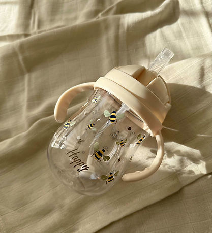 Vanilla Copenhagen Drikkedunk m. Sugerør - Tritan - 300 ml - Tra