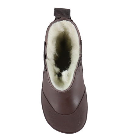 Pom Pom Gummistøver m. For - Ankel - Chocolate