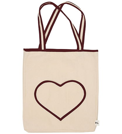 Design Letters Mulepose - In My Heart - Natural /Syrrah Burgundy