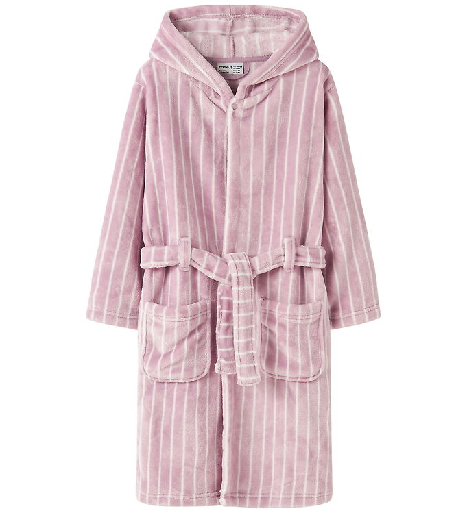 Name It Badekåbe - Velour - NkfRose - Keepsake Lilac