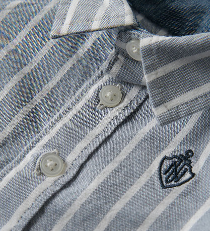 Name It Skjortebody l/æ - NbmRekid - Flint Stone/Thin Stripe - B Name It Skjortebody l/æ - NbmRekid - Flint Stone/Thin Stripe - B